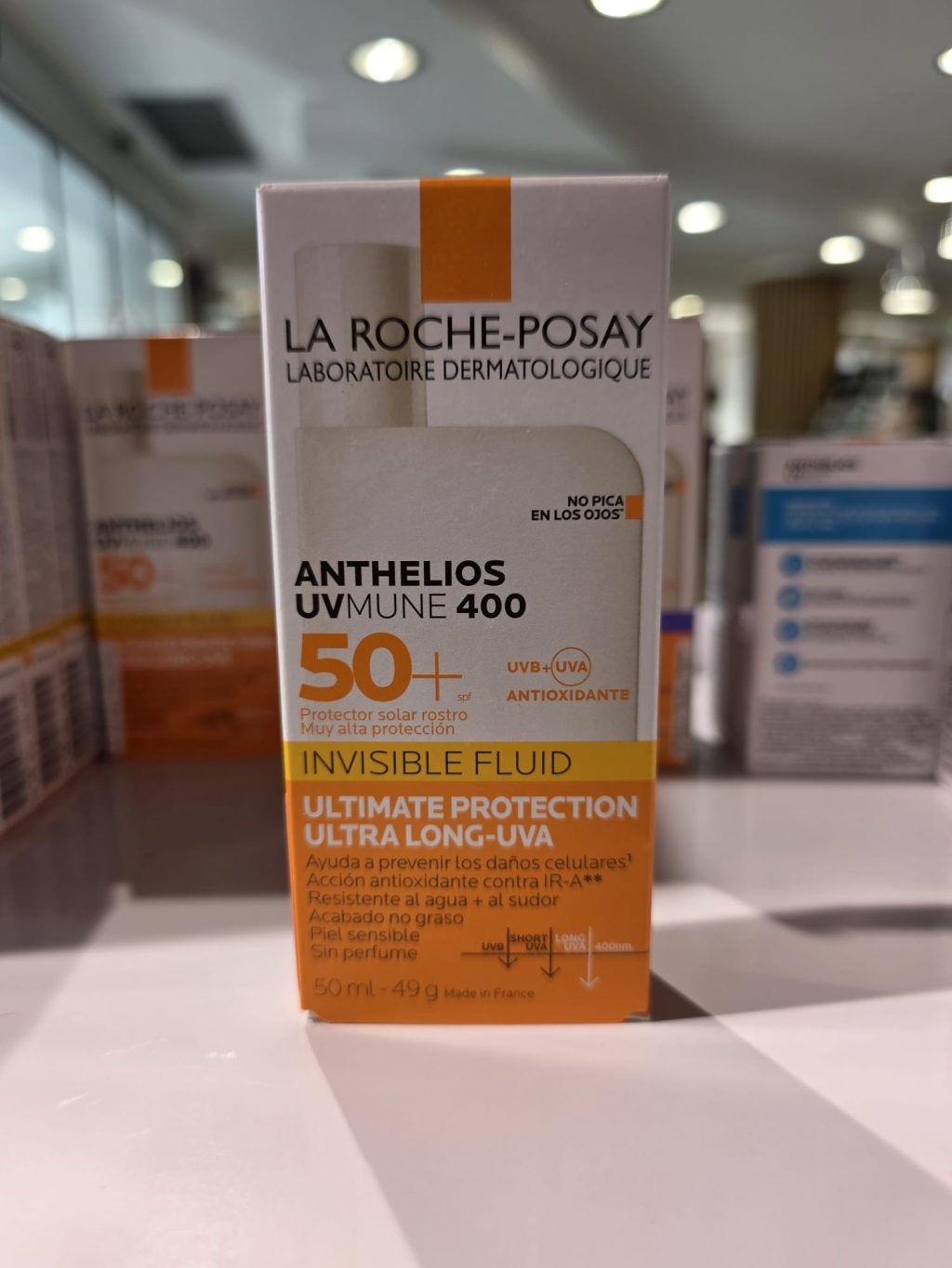 Protetor Solar La Roche-Posay – Anthelios UVMune 400 Invisible Fluid SPF50+