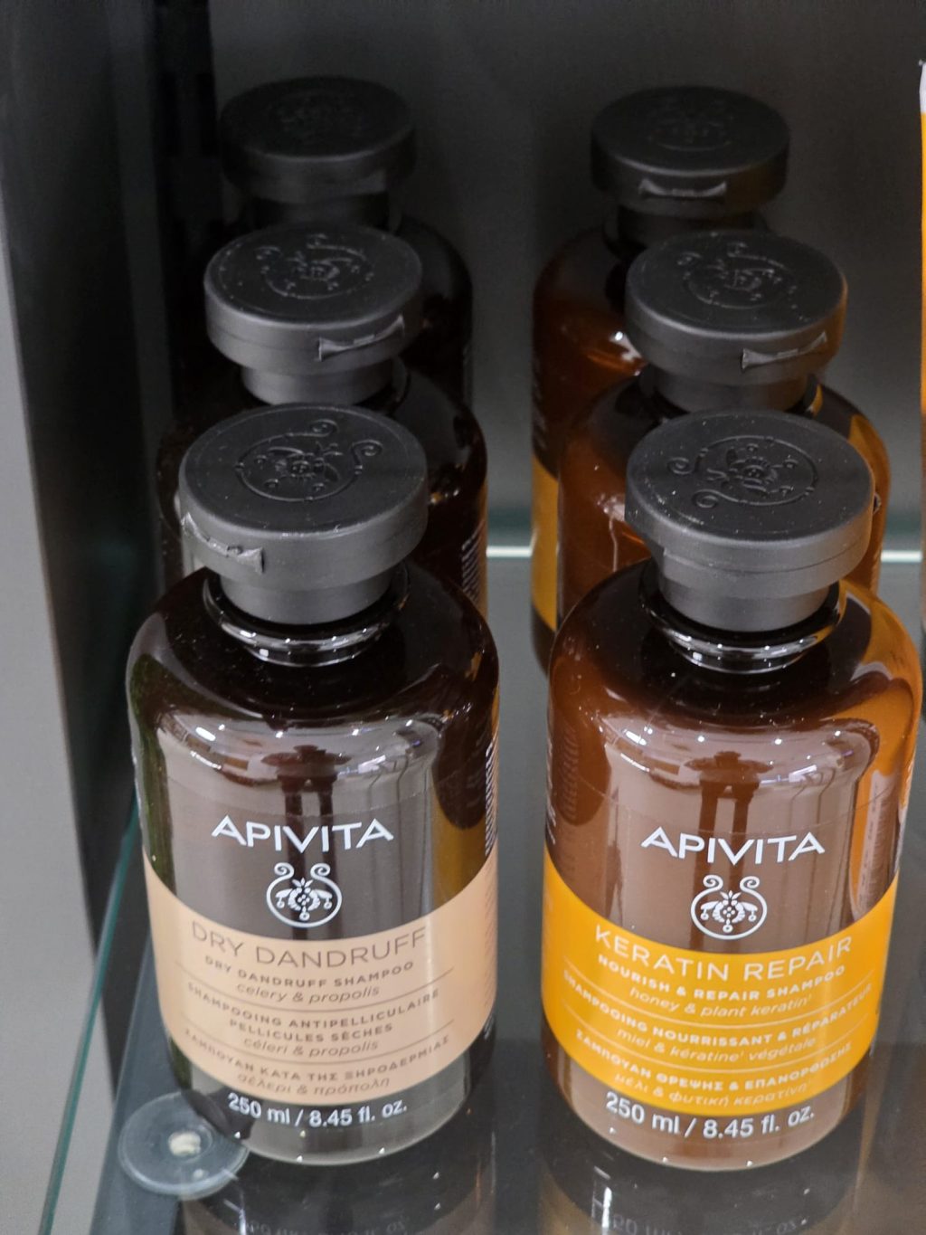 APIVITA Champôs Tratamento & Reparação – Caspa Seca + Keratin Repair (2x250ml)